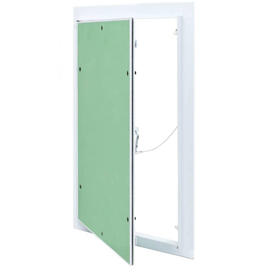 Access Panel White 30 x 45 cm Aluminium and Plasterboard