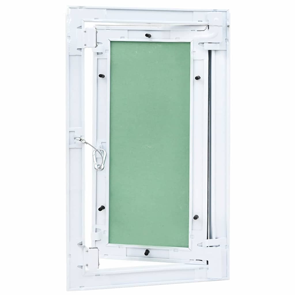 Access Panel White 30 x 45 cm Aluminium and Plasterboard