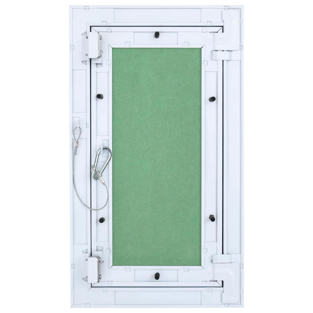 Access Panel White 30 x 55 cm Aluminium and Plasterboard