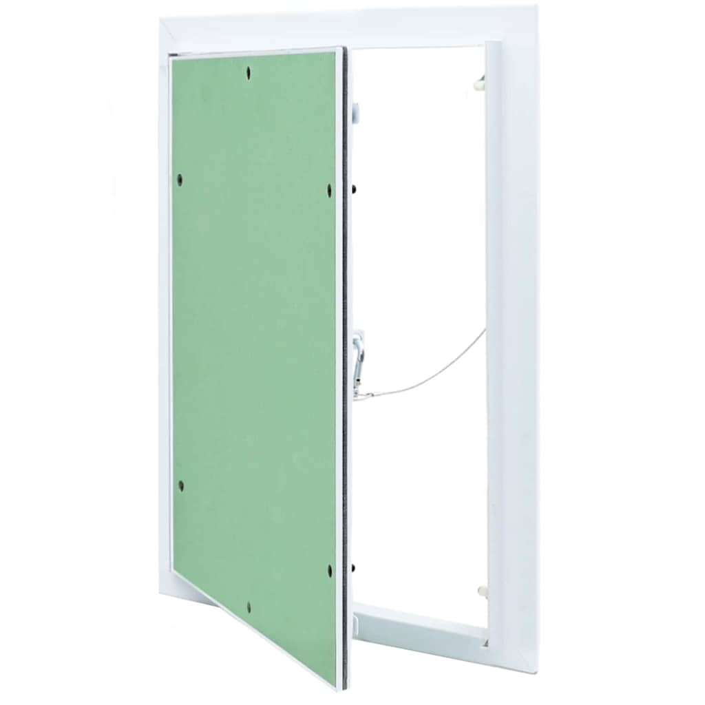 Access Panel White 35 x 45 cm Aluminium and Plasterboard