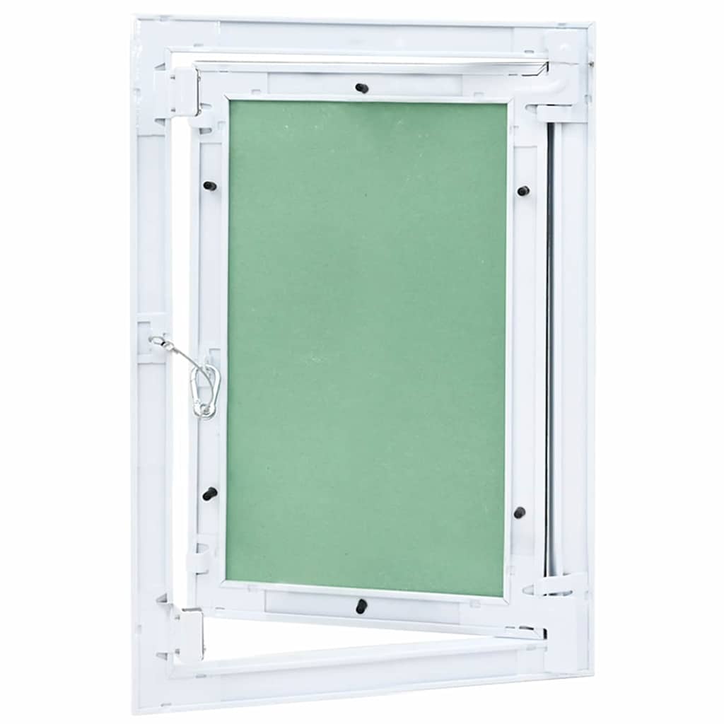 Access Panel White 35 x 45 cm Aluminium and Plasterboard