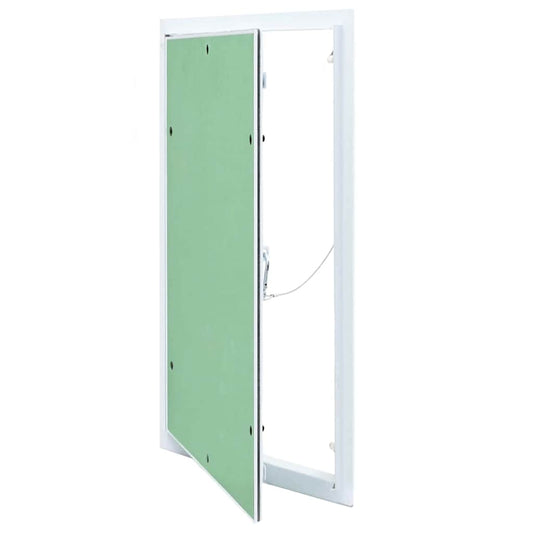 Access Panel White 35 x 55 cm Aluminium and Plasterboard