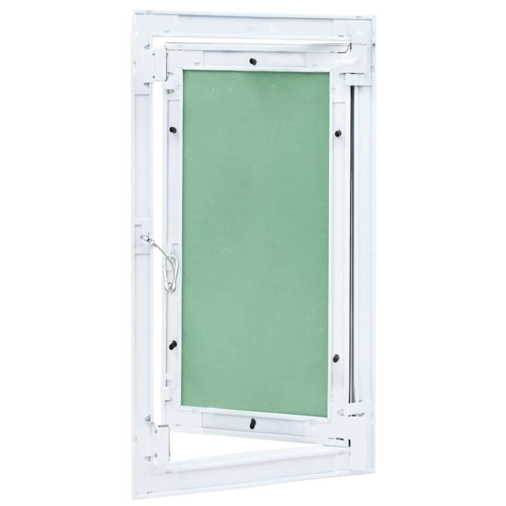 Access Panel White 35 x 55 cm Aluminium and Plasterboard