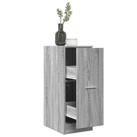 Apothecary Cabinet Grey Sonoma 30x41x77.5 cm Engineered Wood