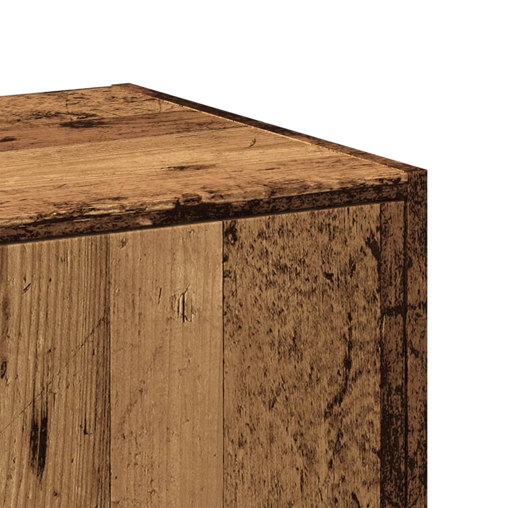 Apothecary Cabinet Old Wood 30x41x77.5 cm Engineered Wood