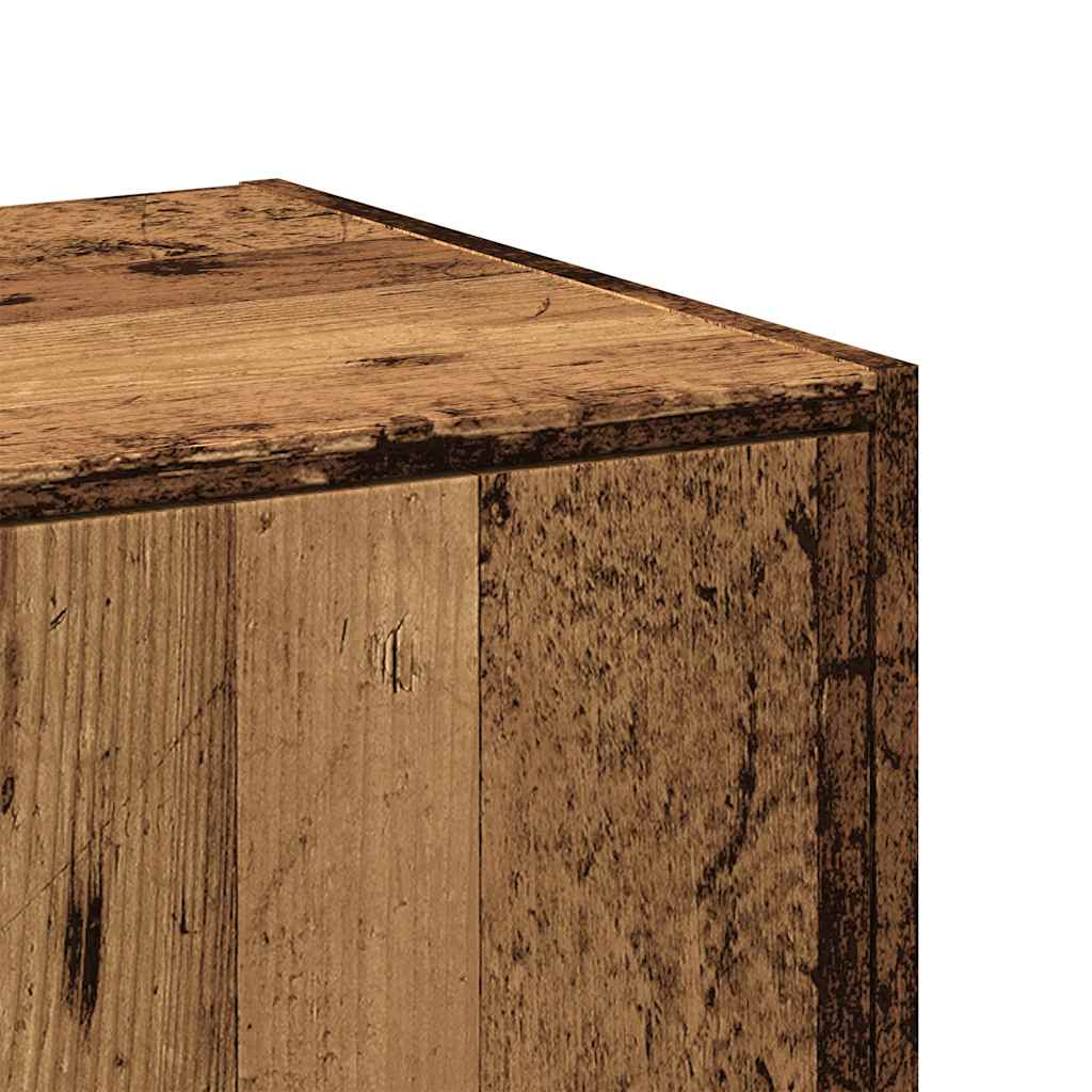 Apothecary Cabinet Old Wood 30x41x118 cm Engineered Wood