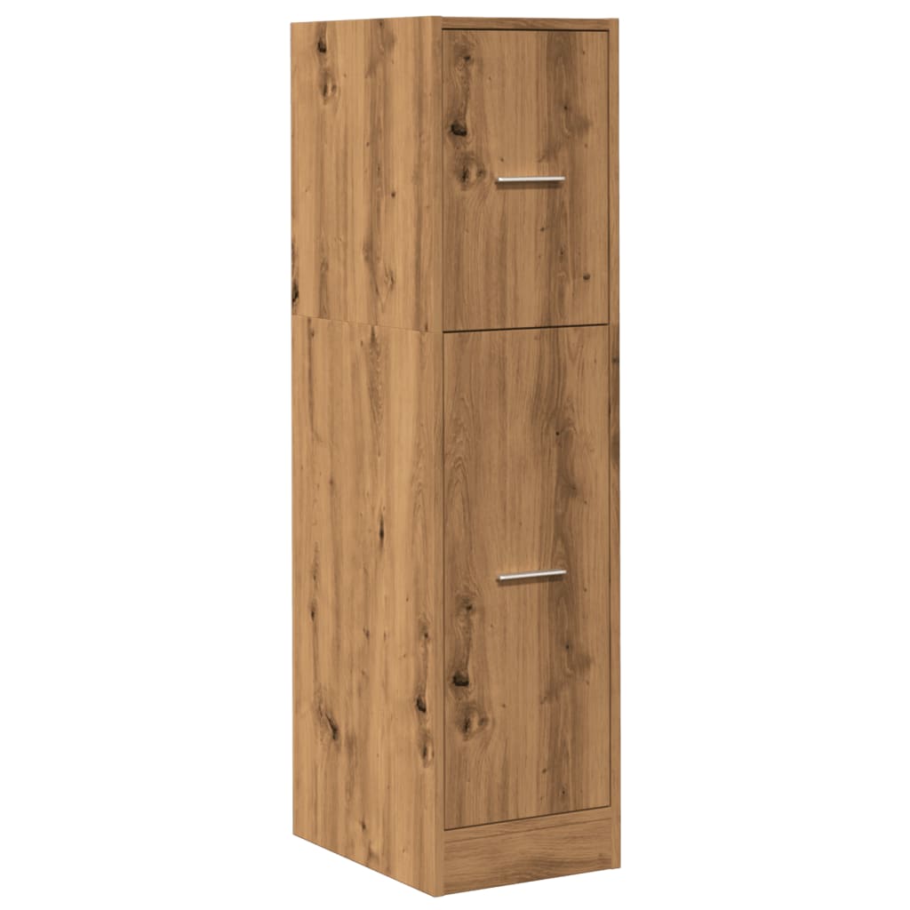 Apothecary Cabinet Artisian Oak 30x41x118 cm Engineered Wood