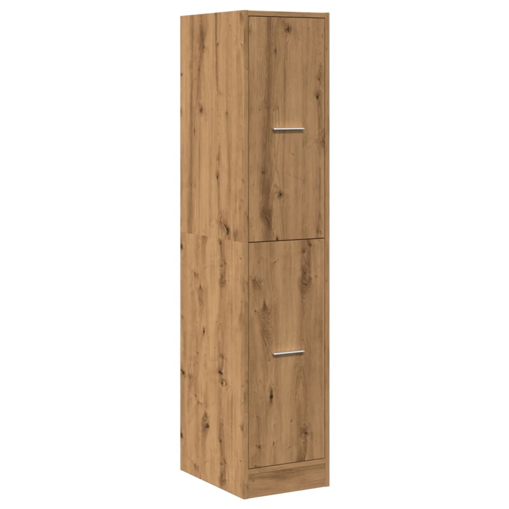 Apothecary Cabinet Artisian Oak 30x41x144.5 cm Engineered Wood