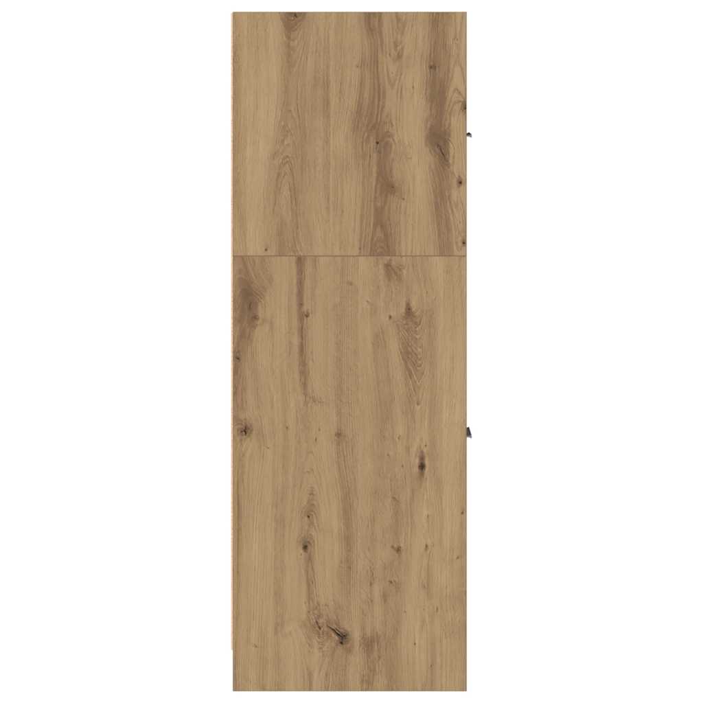 Apothecary Cabinet Artisian Oak 40x41x118 cm Engineered Wood