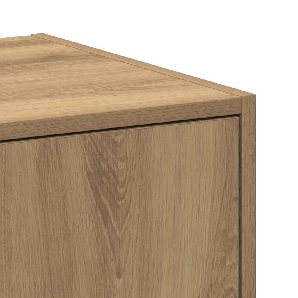 Apothecary Cabinet Artisian Oak 30x41x174.5 cm Engineered Wood
