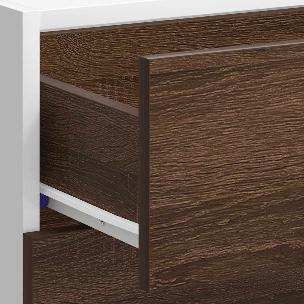 Bottom Cabinet Lyon Brown Oak 40x46x81.5 cm Engineered Wood