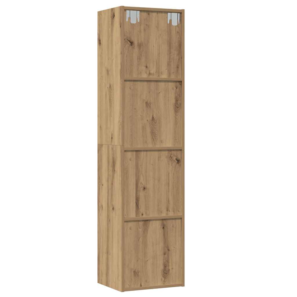 Book Cabinet/TV Cabinet Old Wood 36x30x143cm Engineered Wood