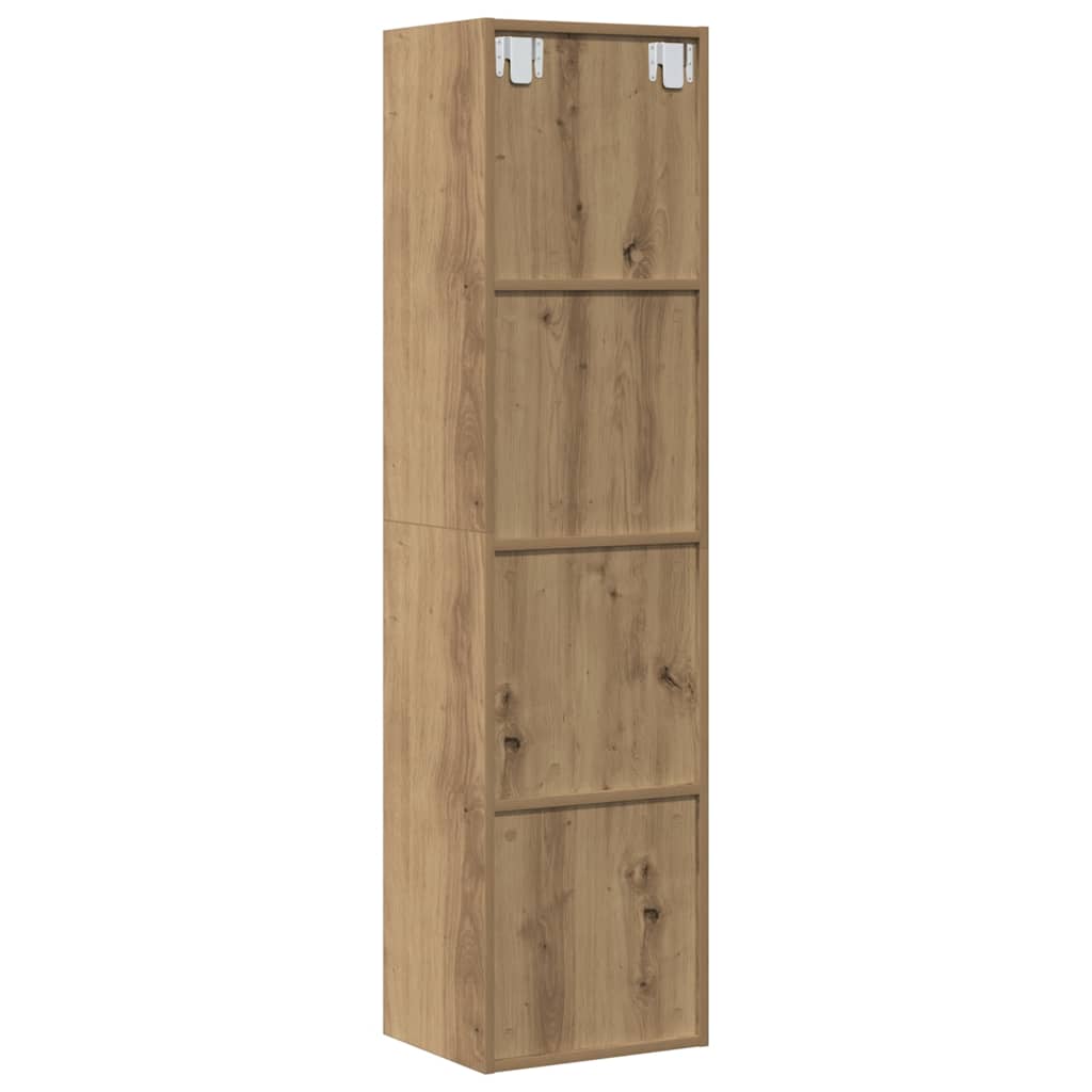 Book Cabinet/TV Cabinet Artisan Oak 36x30x143cm Engineered Wood