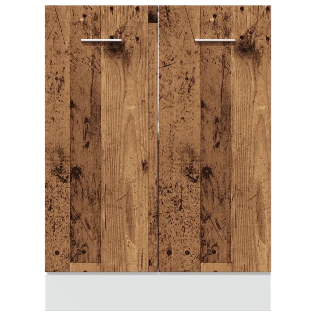 Bottom Cabinet Lyon Old Wood 60x46x81.5 cm Engineered Wood
