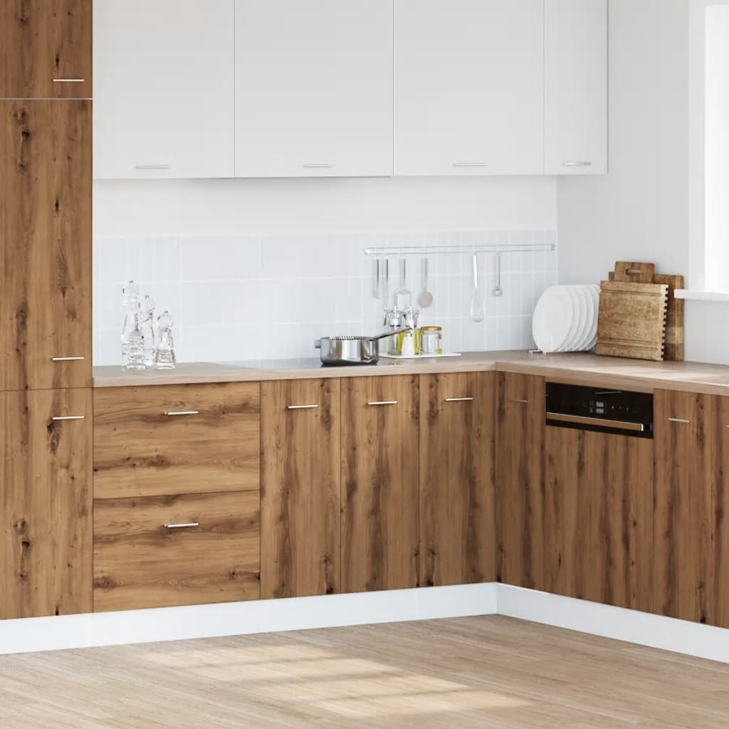 Bottom Cabinet Lyon Artisan Oak 60x46x81.5 cm Engineered Wood