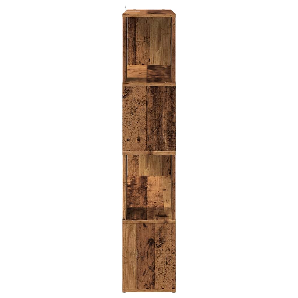 Book Cabinet/Room Divider Old Wood 100x24x124.5 cm