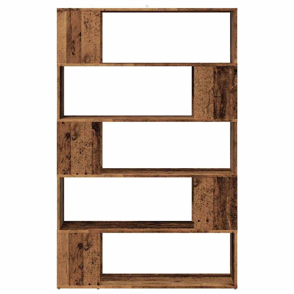Book Cabinet/Room Divider Old Wood 100x24x155 cm