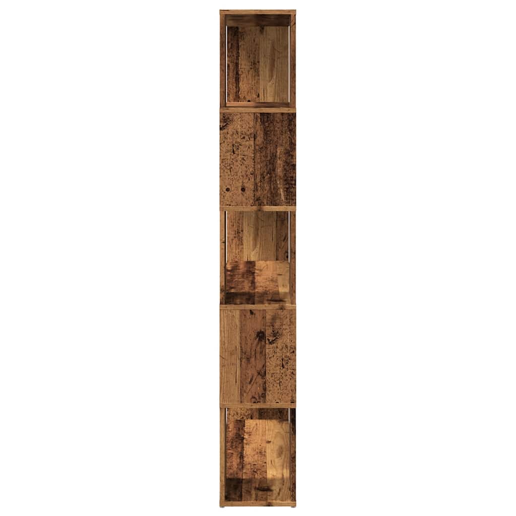 Book Cabinet/Room Divider Old Wood 100x24x155 cm