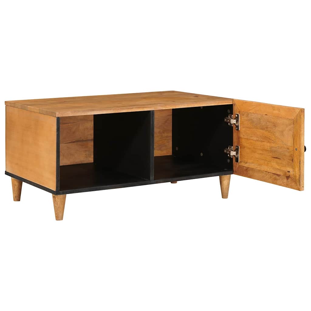 Coffee Table Light brown 80 x 50 x 40 cm Solid mango wood