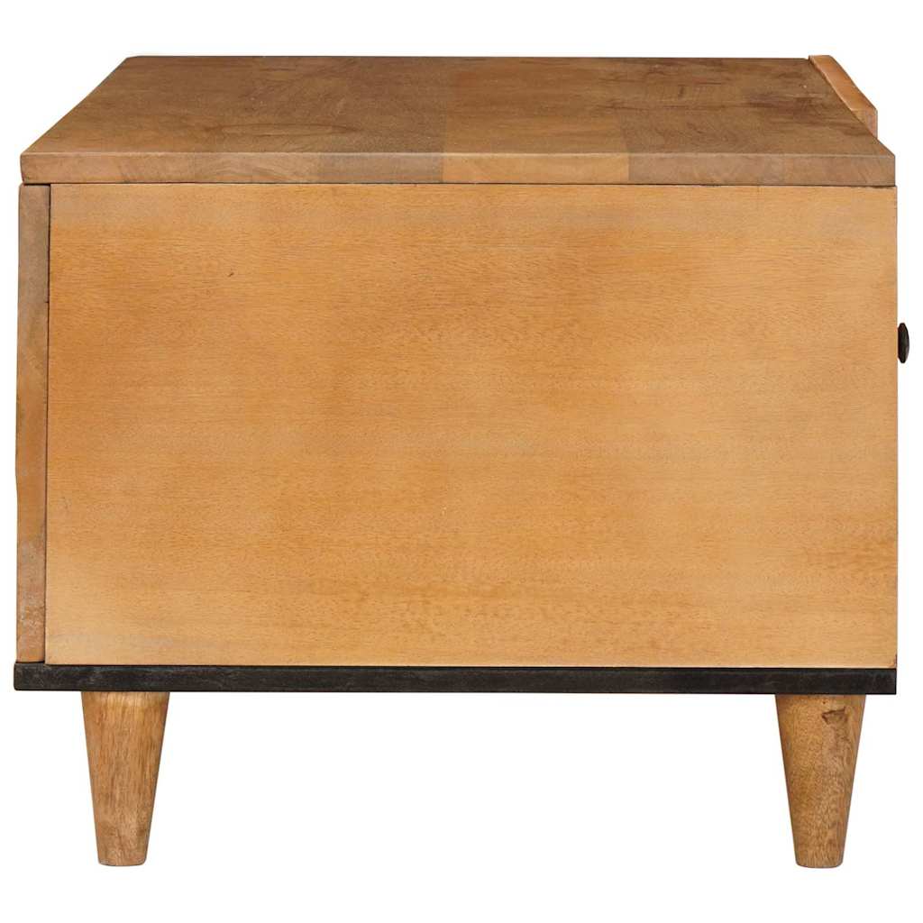Coffee Table Light brown 80 x 50 x 40 cm Solid mango wood