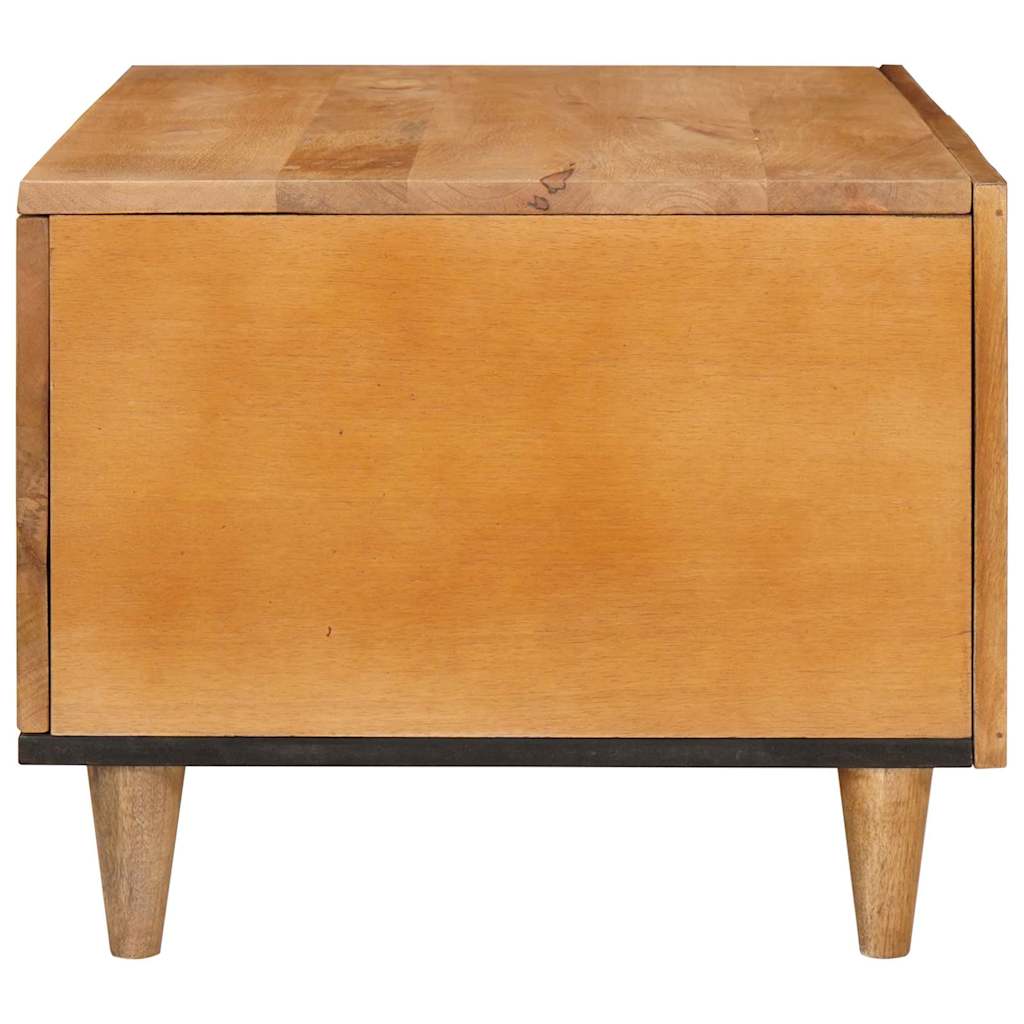 Coffee Table Light brown 80 x 50 x 40 cm Solid mango wood