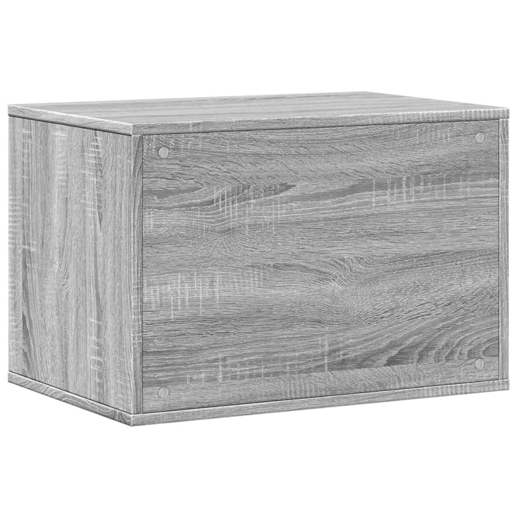 Cat Litter Box Enclosure Grey Sonoma 60x40x40 cm Engineered Wood
