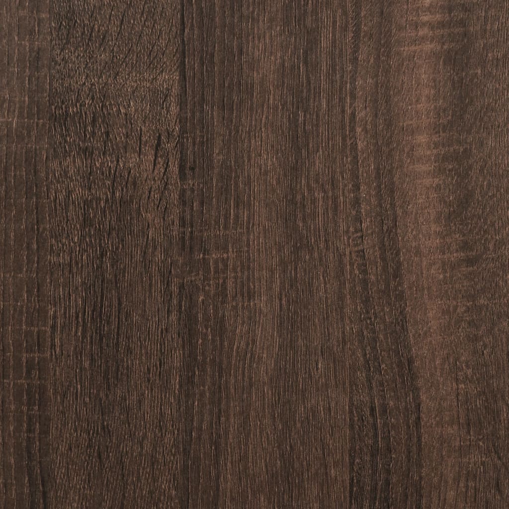 Cat Litter Box Enclosure Brown Oak 53x53x51 cm Engineered Wood