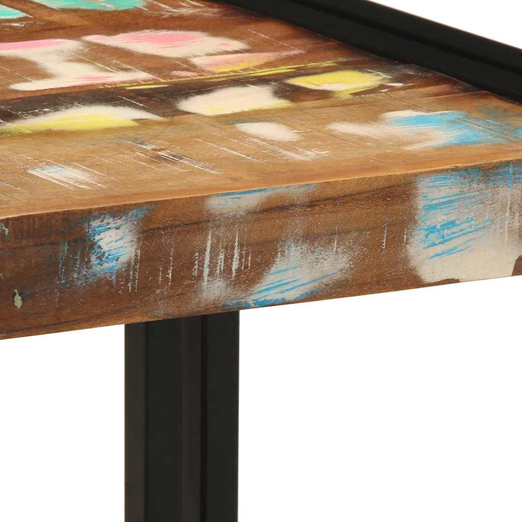 Coffee Table Multicolour 40 x 40 x 38 cm Solid reclaimed wood
