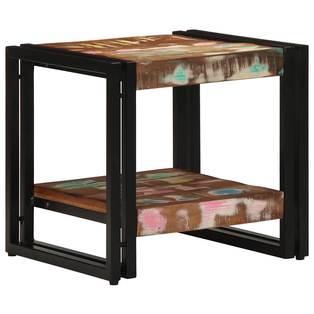 Coffee Table Multicolour 40 x 40 x 38 cm Solid reclaimed wood