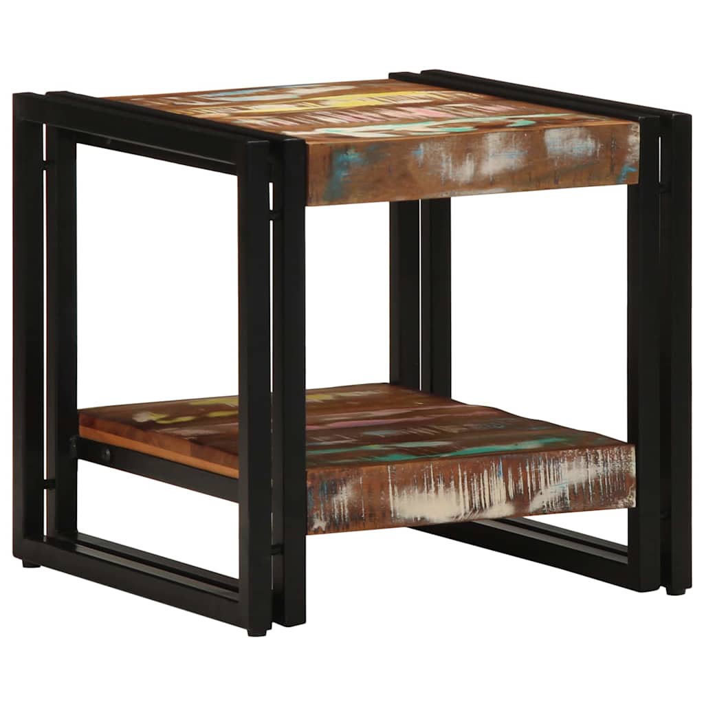 Coffee Table Multicolour 40 x 40 x 38 cm Solid reclaimed wood