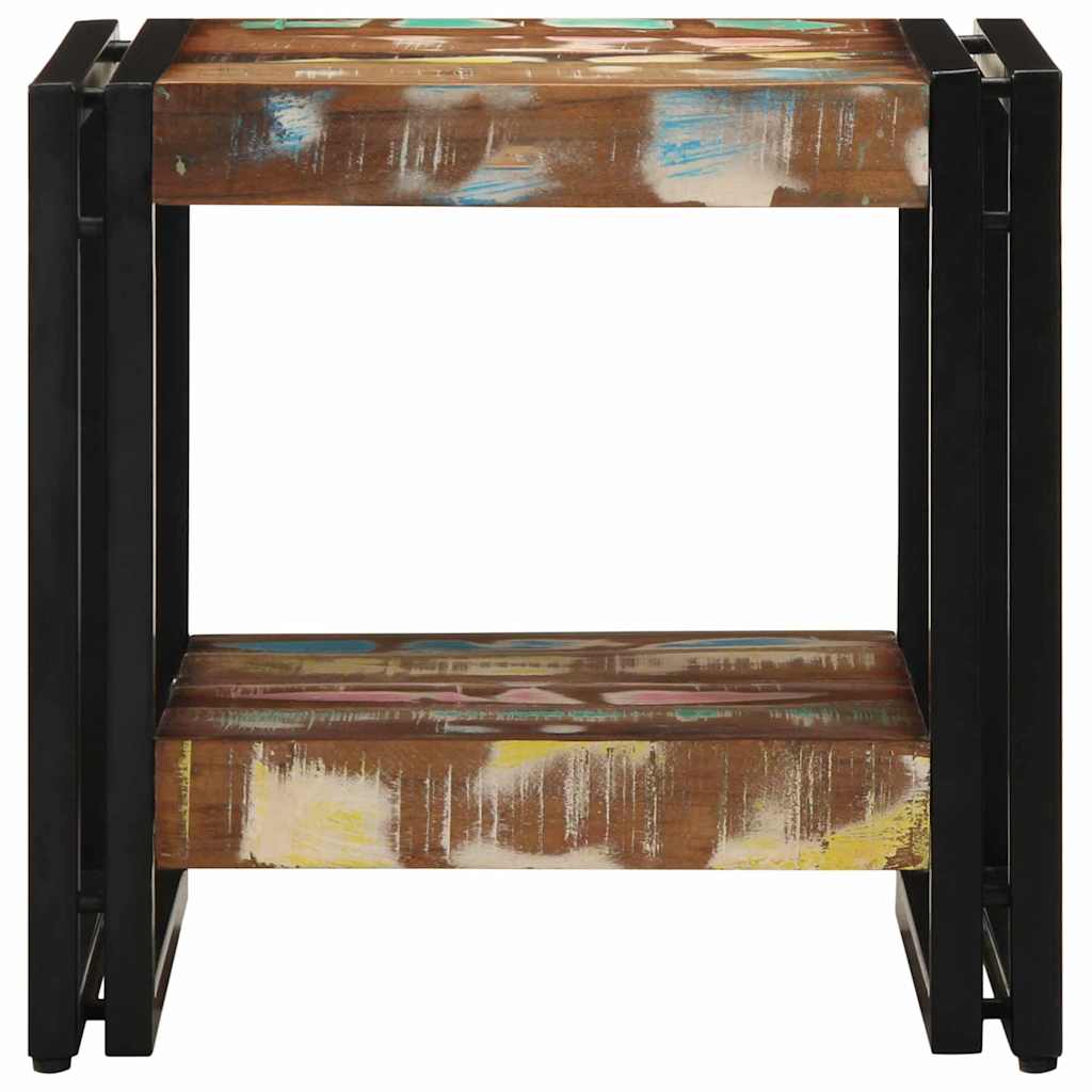 Coffee Table Multicolour 40 x 40 x 38 cm Solid reclaimed wood