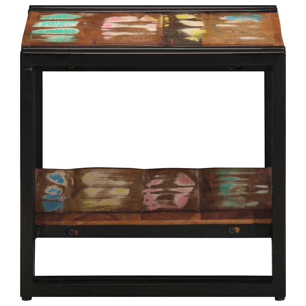 Coffee Table Multicolour 40 x 40 x 38 cm Solid reclaimed wood