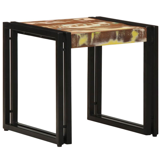 Coffee Table Multicolour 40 x 40 x 38 cm Solid reclaimed wood