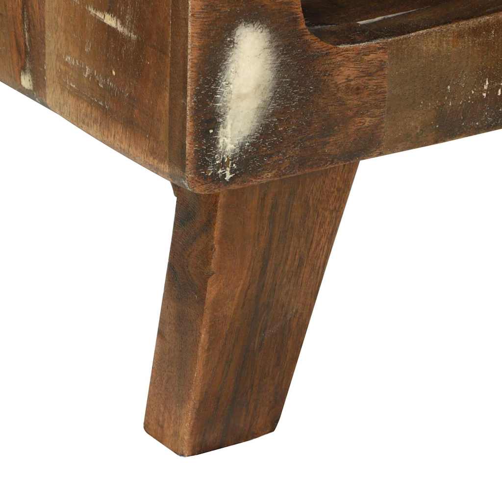 Coffee Table Multicolour 90 x 50 x 35 cm Solid reclaimed wood