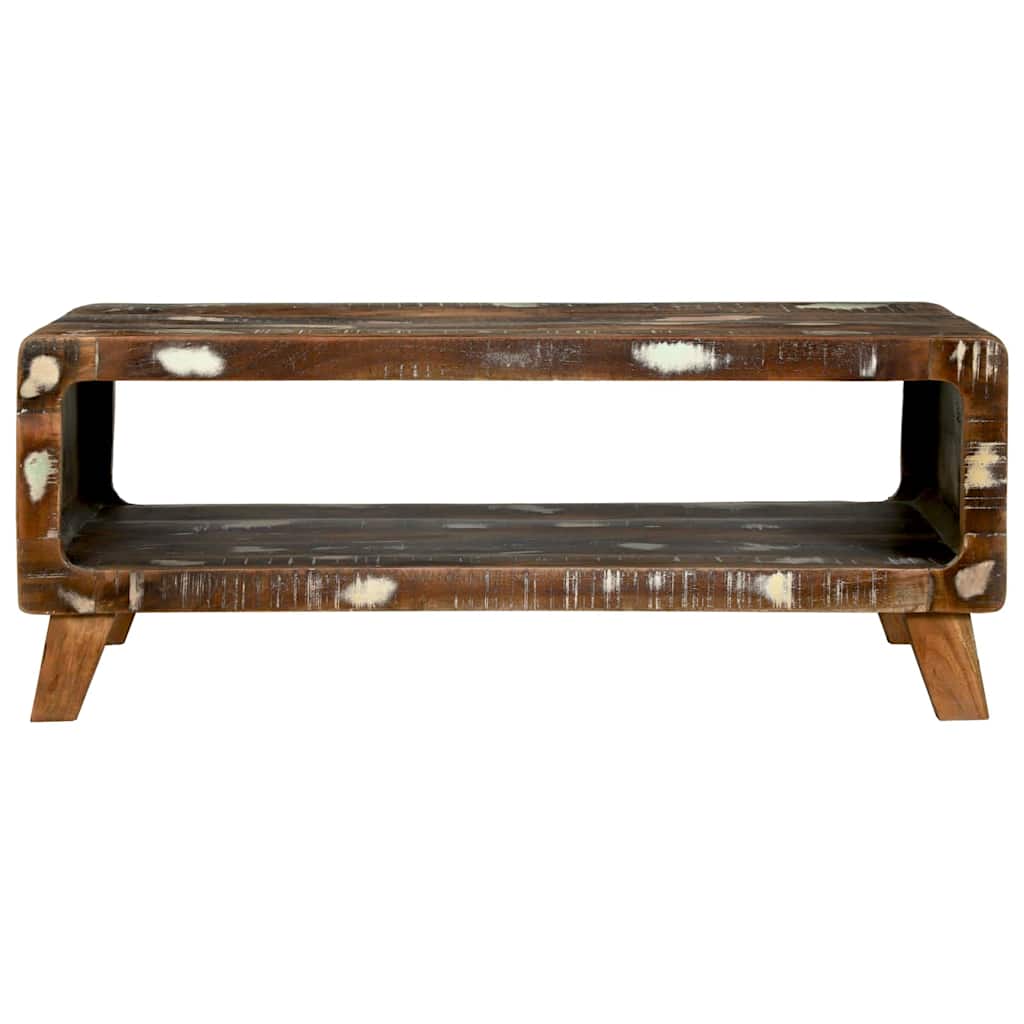 Coffee Table Multicolour 90 x 50 x 35 cm Solid reclaimed wood