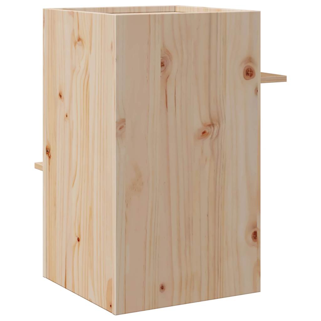 Cat House 43x43x60 cm Solid Wood Pine