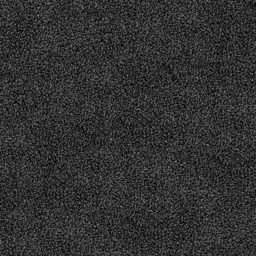 Anti-slip Shaggy Rug Dark grey 160 x 160 cm PP