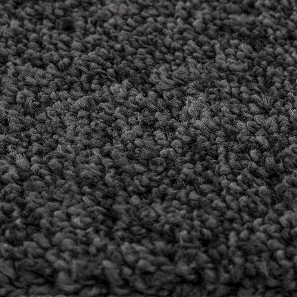 Anti-slip Shaggy Rug Dark grey 200 x 200 cm PP