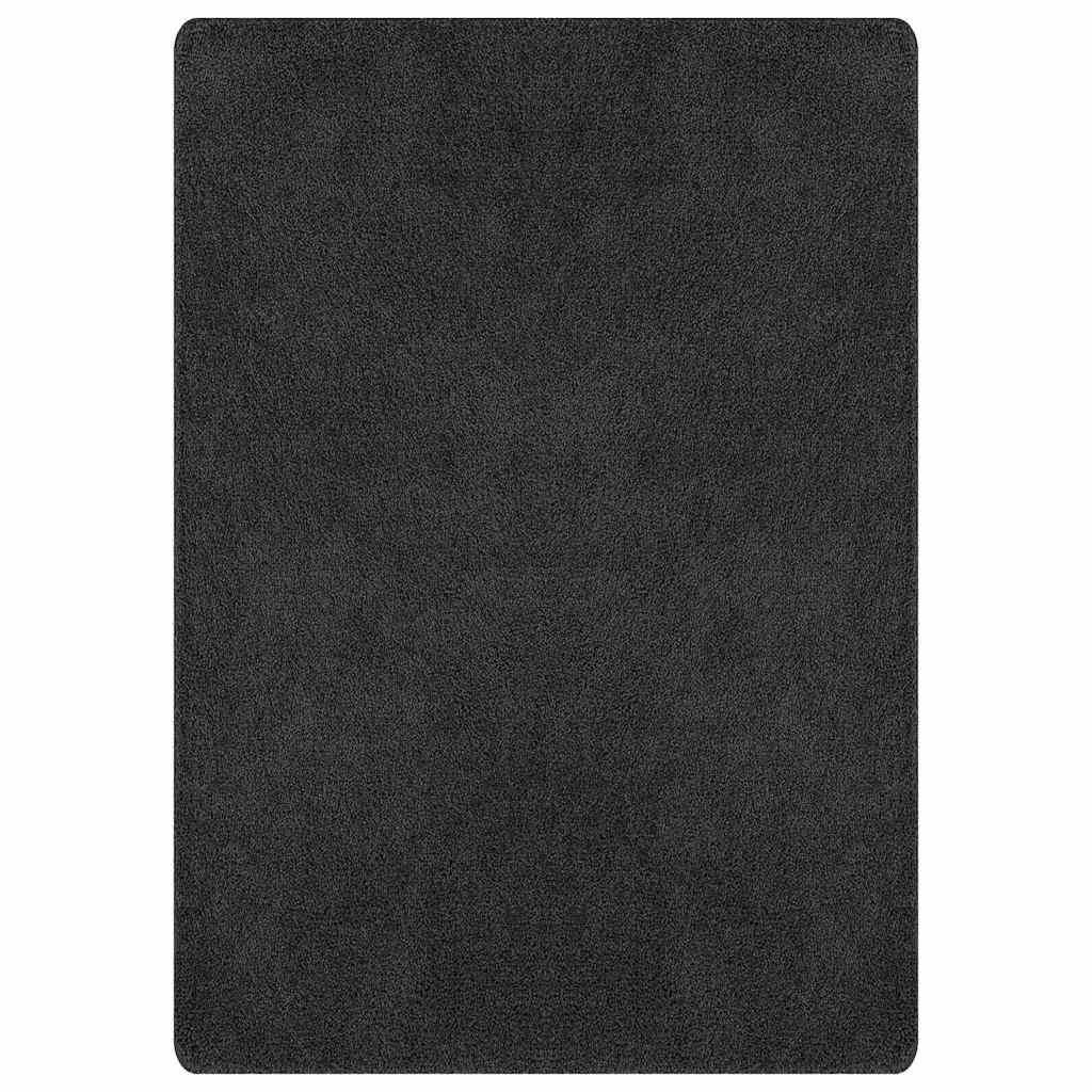 Anti-slip Shaggy Rug Dark grey 240 x 340 cm PP