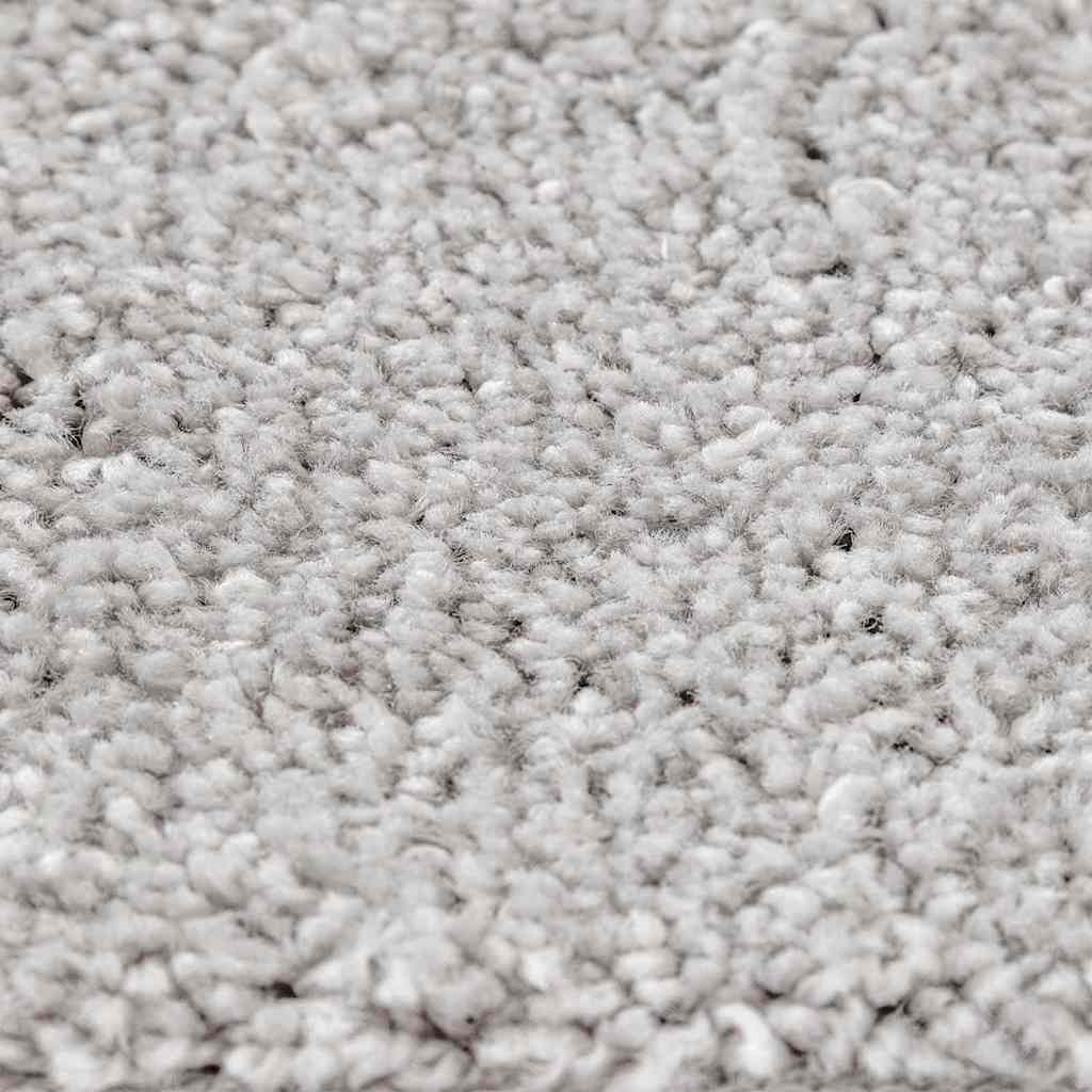 Anti-slip Shaggy Rug Grey 120 x 120 cm PP