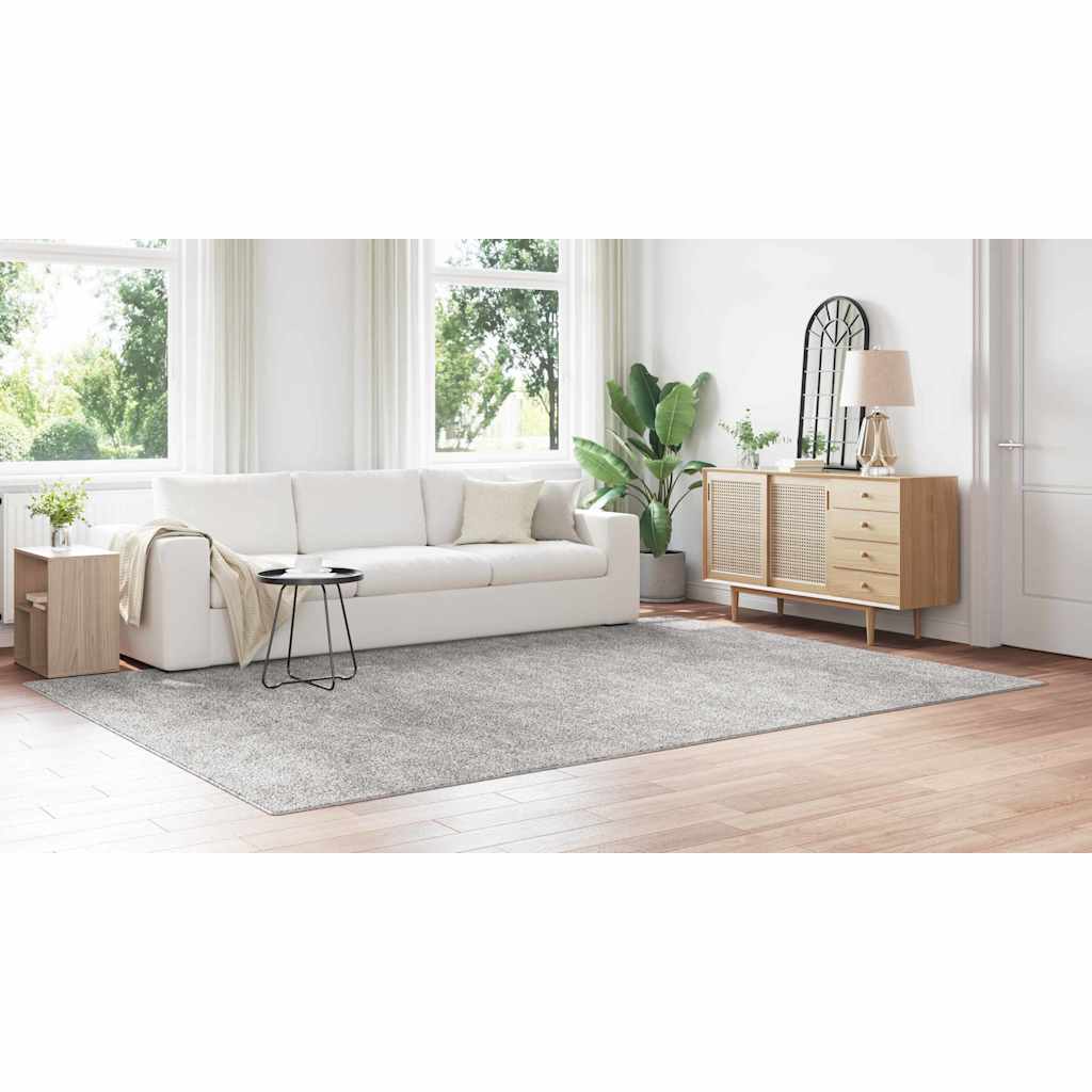 Anti-slip Shaggy Rug Grey 240 x 340 cm PP