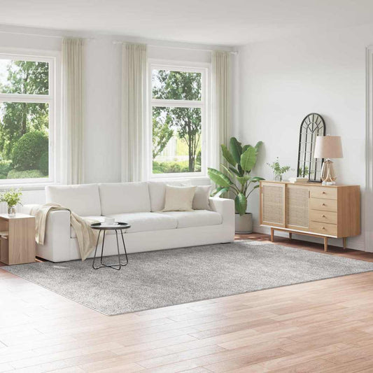 Anti-slip Shaggy Rug Grey 240 x 340 cm PP