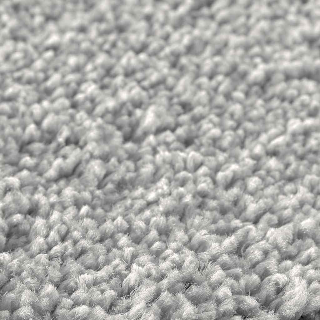 Anti-slip Shaggy Rug Grey 90 x 90 cm PP