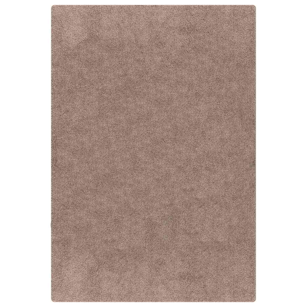 Anti-slip Shaggy Rug Brown 80 x 150 cm PP