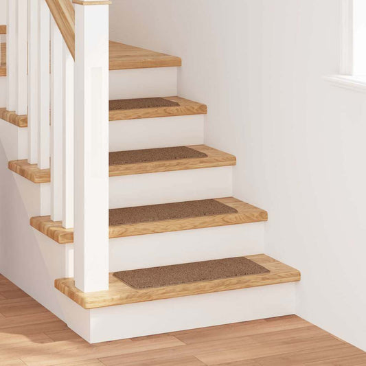 Anti-slip Stair Mats 15 pcs Yellow 60 x 25 cm PP