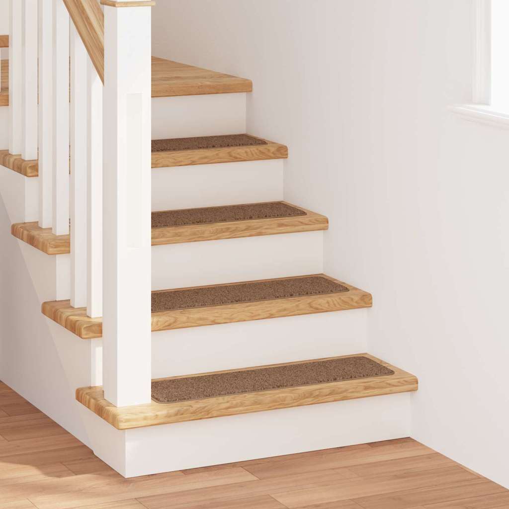 Anti-slip Stair Mats 15 pcs Yellow 75 x 20 cm PP