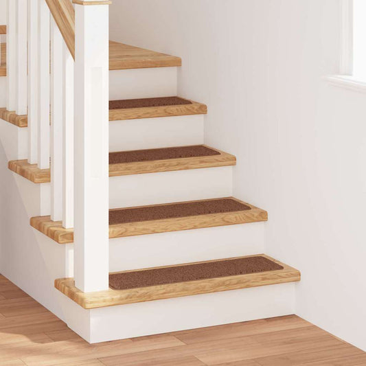 Anti-slip Stair Mats 15 pcs Yellow 75 x 20 cm PP