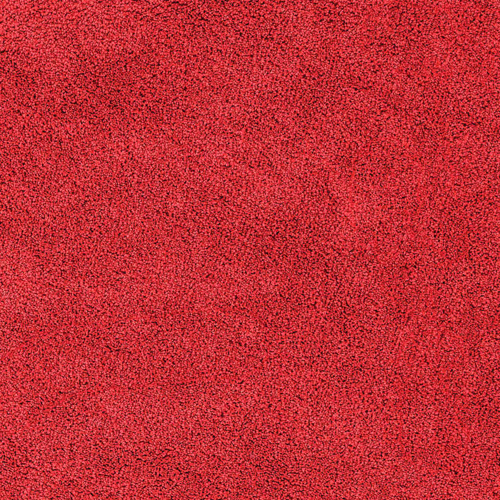 Anti-slip Bath Mat Set 3 pcs Red 50 x 50 cm PP