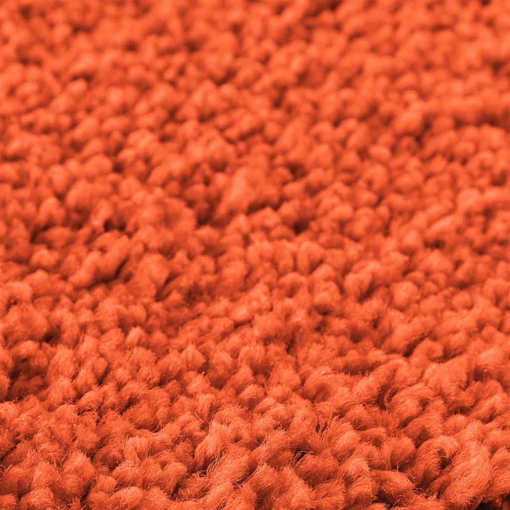 Anti-slip Bath Mat Set 3 pcs Orange 50 x 50 cm PP