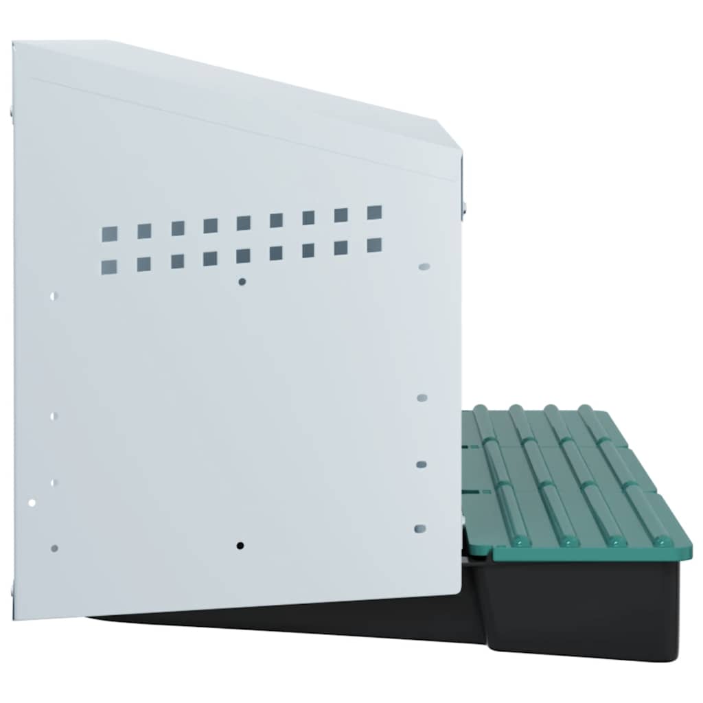 Chicken Nesting Box 3 Compartments Wall-Mounted Galvanised Steel
